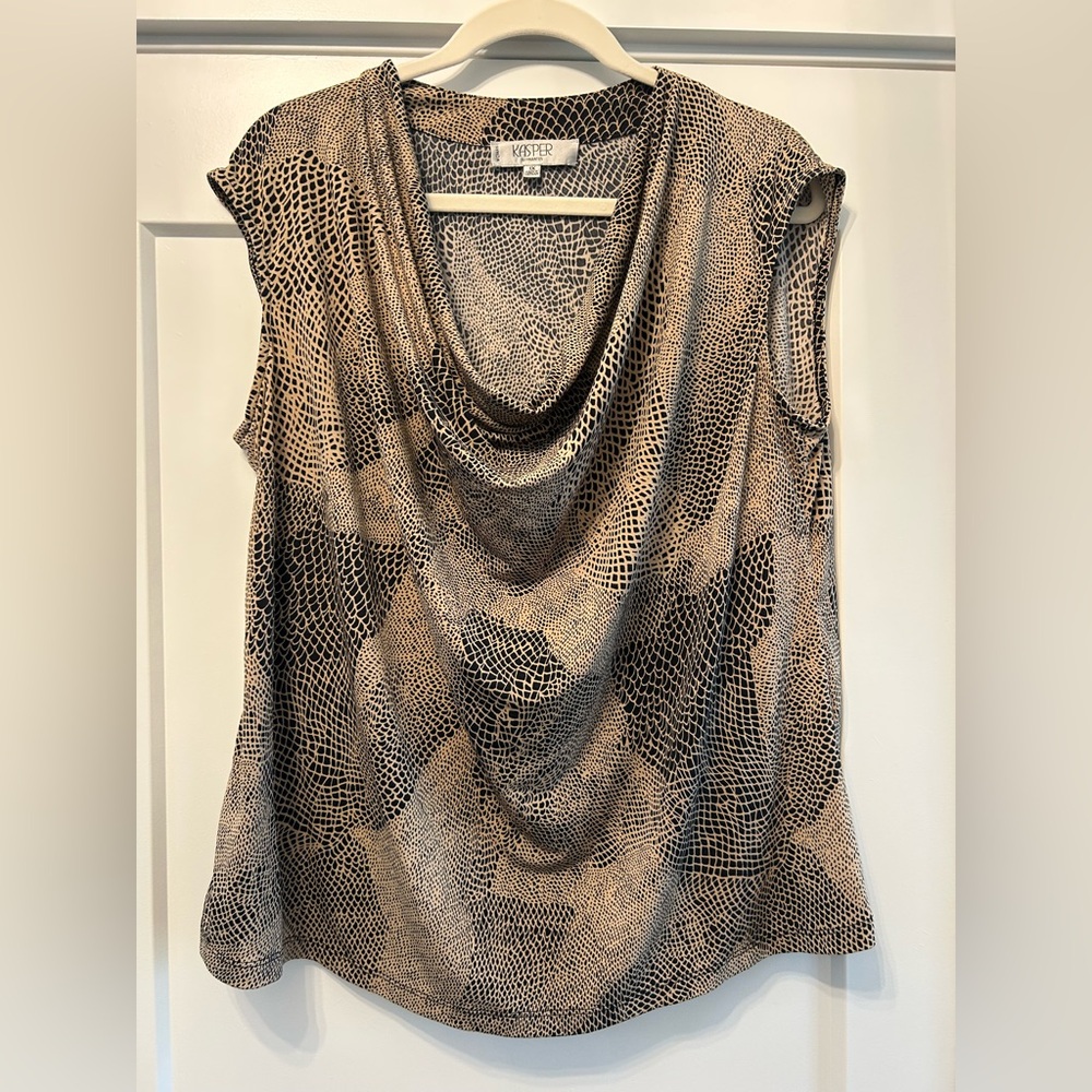 Kasper Women's Cowl Neck Blouse